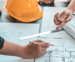 An image of construction planners