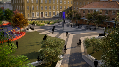 View of Bouverie Square