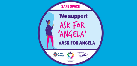 Safe space, ask for angela