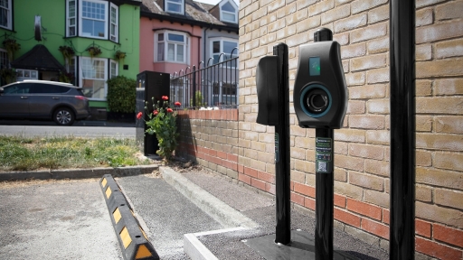 This is a picture of charging points for electric cars.