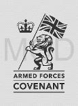The logo for the 'Armed Forces Covenant'.
