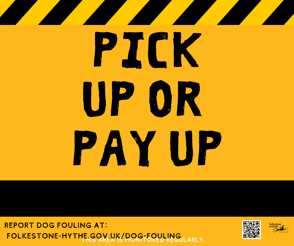 An image of our dog fouling campaign poster