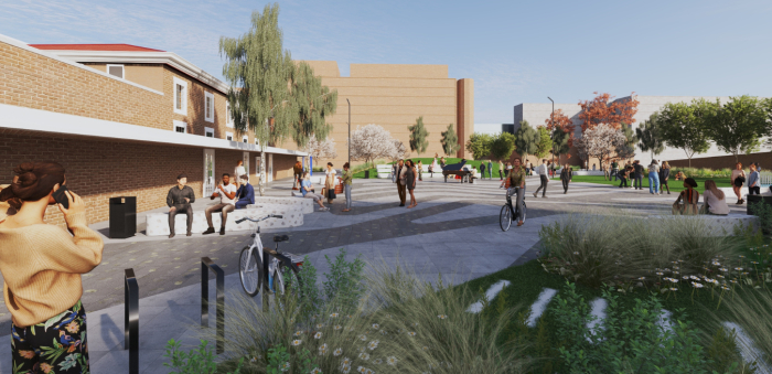 An image of the former Folkestone bus station area visualisation large image