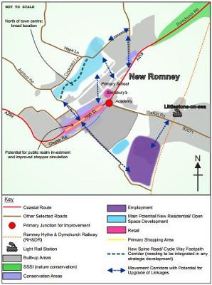 Map of New Romney