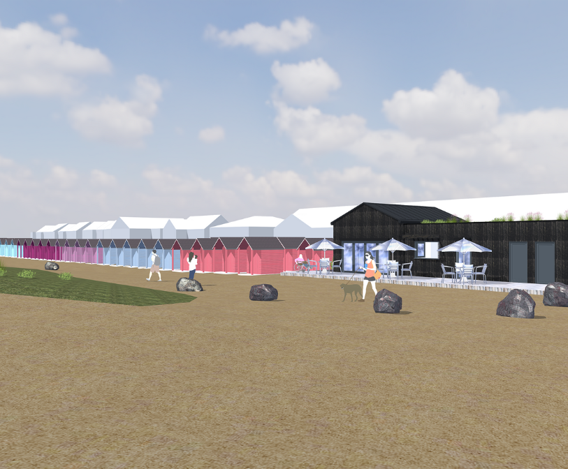 A CGI image of how the Coast Drive project will look when completed.
