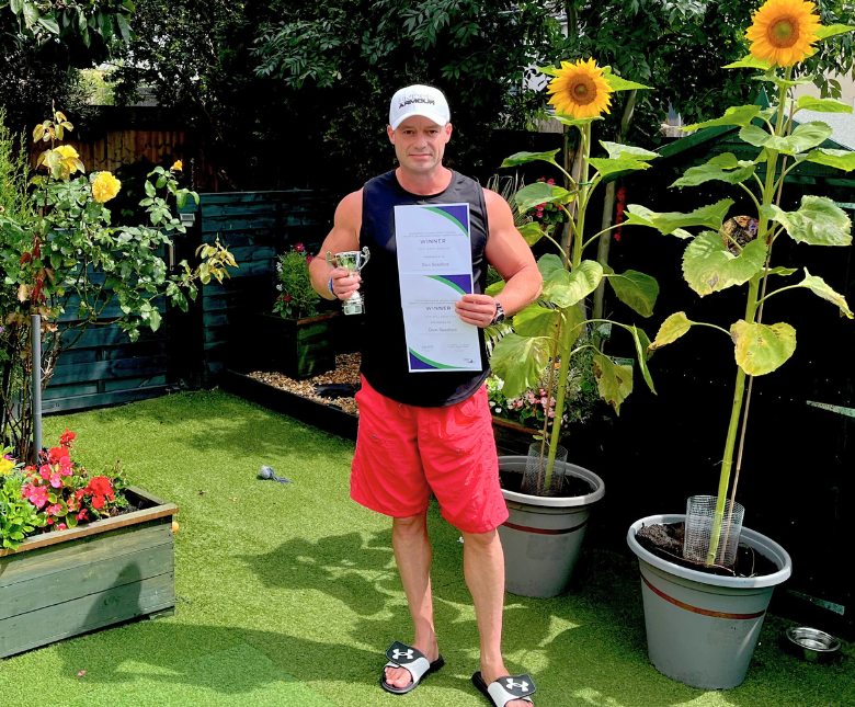 An image of a F&HDC garden competition winner Dion Sessford of Green Court