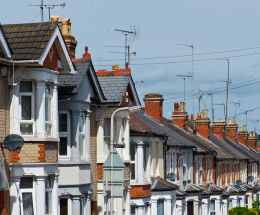 A row of houses